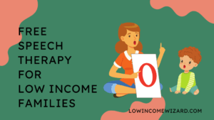 Free Speech Therapy For Low Income Families